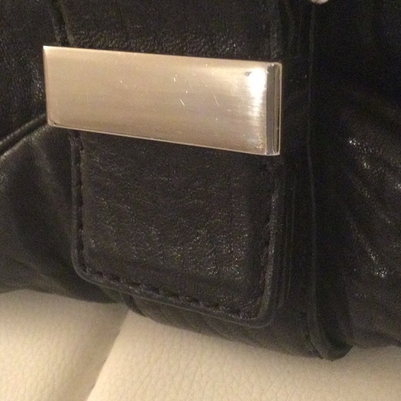 EUC Michael Kors Black Pebbled Clutch - Picture 12 of 16